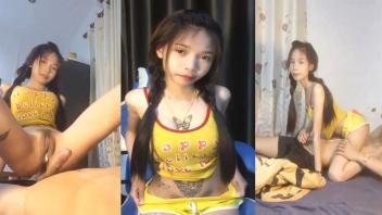 คลิปหลุดไทยสาวตัวเล็กอายุ 19 ปี ตั้งกล้องเย็ดกับแฟนโดนควยใหญ่เย็ดแตกใน Xxx โคตรๆ หีสวยน่าเลียน่าเย็ดมาก