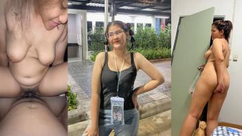 คลิปโป๊ไทยxxxเย็ดหีสาวอวบทางบ้าน น่ารักนมใหญ่ โดนผัวเก่าเย็ดน้ำแตกคาหี